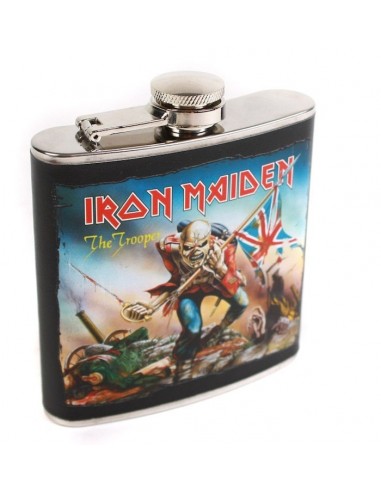 KKL IRON MAIDEN THE TROOPER HIP FLASK...