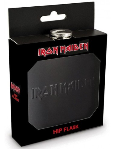 KKL IRON MAIDEN LOGO HIP FLASK...