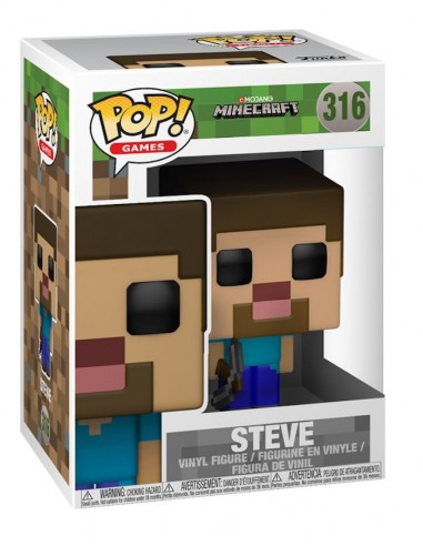 FUNKO POP GAMES MINECRAFT STEVE VINYL...