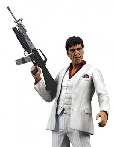 NECA SCARFACE TONY MONTANA WHITE VER....