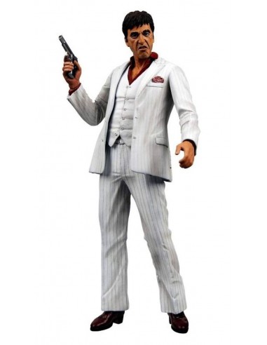 NECA SCARFACE TONY MONTANA WHITE VER....