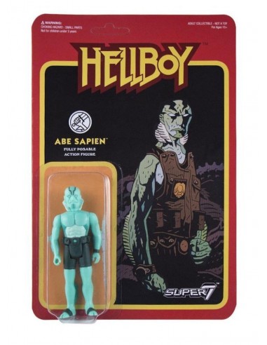 SUPER 7 REACTION HELLBOY COMIC ABE...