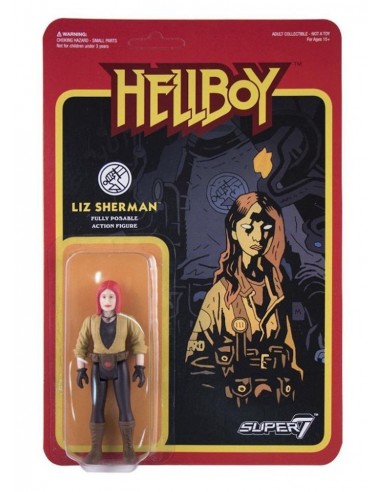 SUPER 7 REACTION HELLBOY COMIC LIZ...