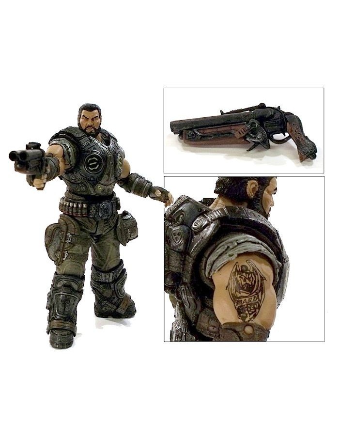 Gears of War Série 2 - Dominic Santiago - Figurine Player Select NECA