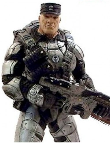 NECA GEARS OF WAR 2 FIGURE COLONEL...