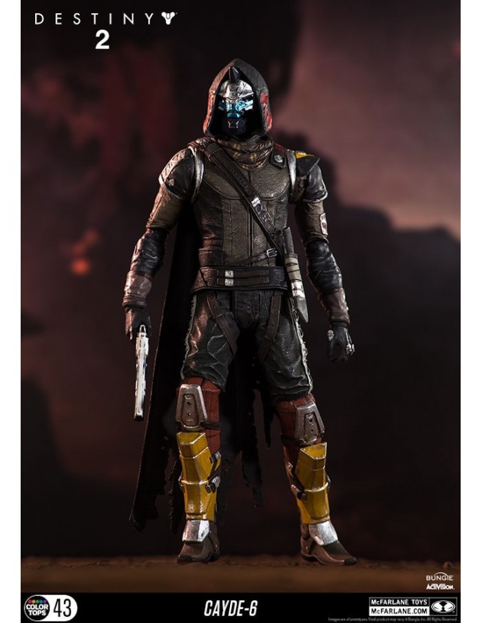 McFarlane Toys Destiny 2 Forsaken – Gunslinger Cayde-6 Action Figure (No Emblem/DLC)