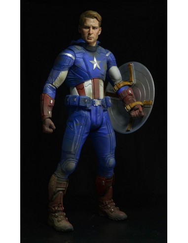 NECA MARVEL AVENGERS UNMASKED CAPTAIN...