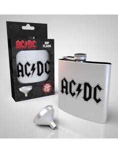 GB EYE AC/DC LOGO HIP FLASK... 2