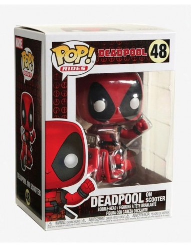 FUNKO POP MARVEL DEADPOOL ON SCOOTER...