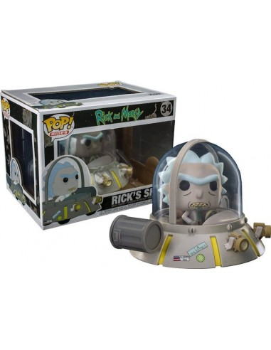 FUNKO POP RIDES RICK AND MORTY SPACE...