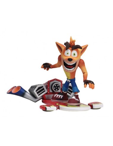 NECA CRASH BANDICOOT WITH JET BOARD...
