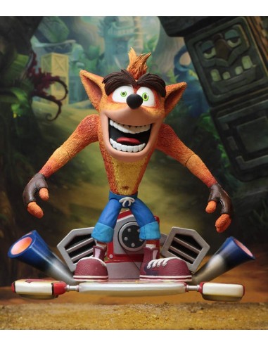NECA CRASH BANDICOOT WITH JET BOARD...