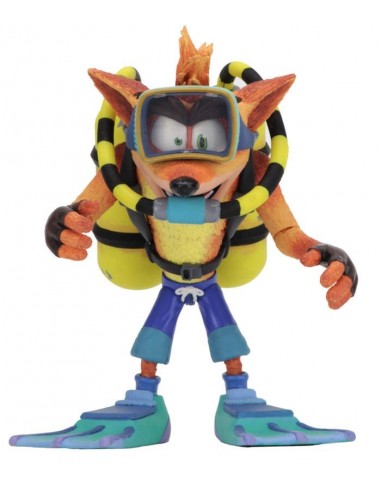 NECA CRASH BANDICOOT WITH SCUBA GEARS...
