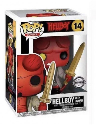 FUNKO POP COMICS HELLBOY WITH SWORD...