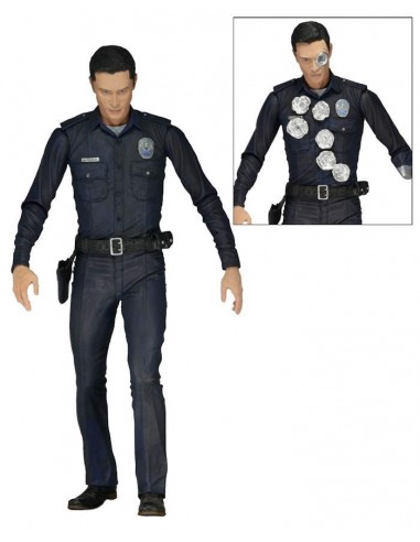 NECA TERMINATOR GENISYS T 1000 POLICE...