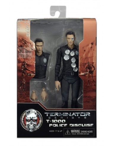 NECA TERMINATOR GENISYS T 1000 POLICE...