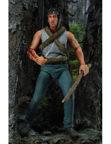 NECA RAMBO FIRST BLOOD 1982 SYLVESTER...