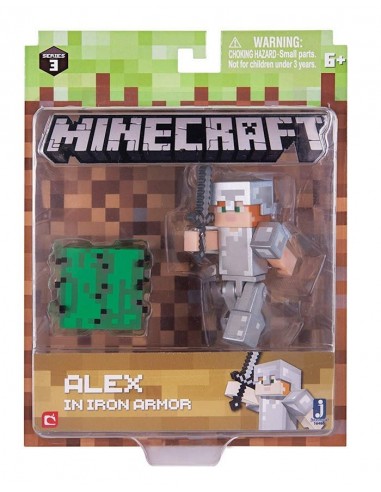 JAZWARES MINECRAFT MINI ACTION FIGURE...