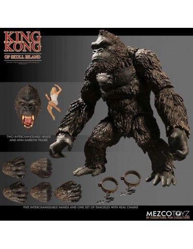 MEZCO 7" KING KONG OF SKULL ISLAND 18...