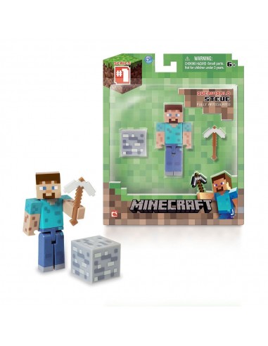 JAZWARES MINECRAFT MINI ACTION FIGURE...