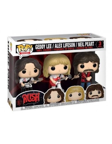 FUNKO POP ROCKS RUSH GEDDY LEE ALEX...