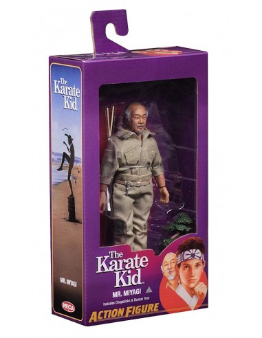 NECA KARATE KID MR. MIYAGI CLOTHED...