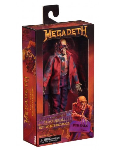 NECA MEGADETH VIC RATTLEHEAD COVER...