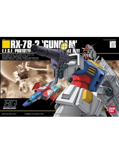 BANDAI Model Kit GUNDAM RX-78-2 MOBIL...