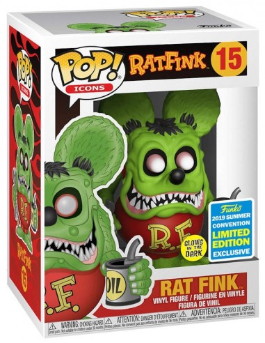 FUNKO POP RAT FINK GITD LIMITED 2019...