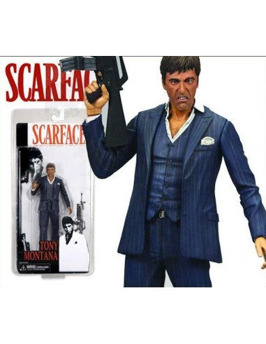 NECA SCARFACE TONY MONTANA BLUE VER....