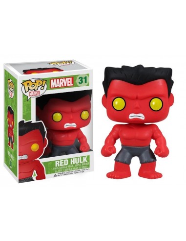 FUNKO BOBBLE HEAD POP MARVEL RED HULK...