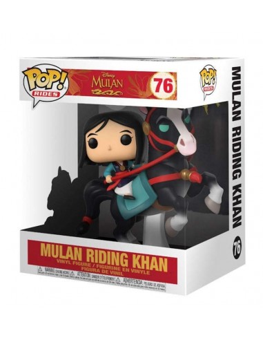 FUNKO POP DISNEY MULAN RIDING KHAN...