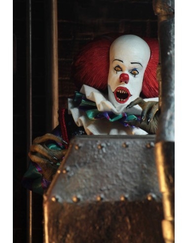 NECA IT 1990 MOVIE PENNYWISE CLOTHED...