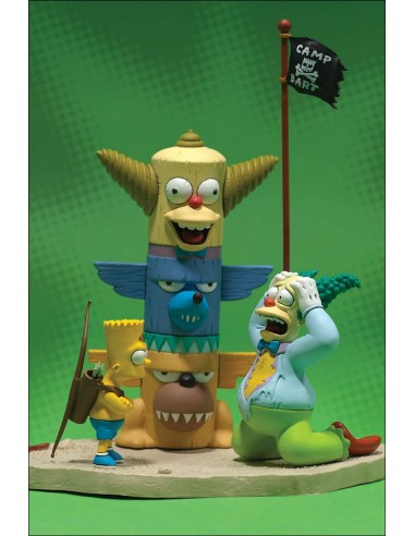 MCFARLANE THE SIMPSONS BART AT KAMP...