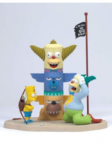 MCFARLANE THE SIMPSONS BART AT KAMP...