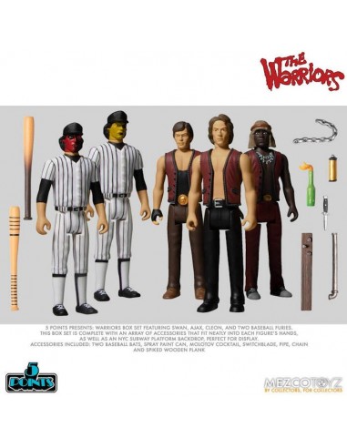 MEZCO MOVIES THE WARRIORS 5 POINTS...