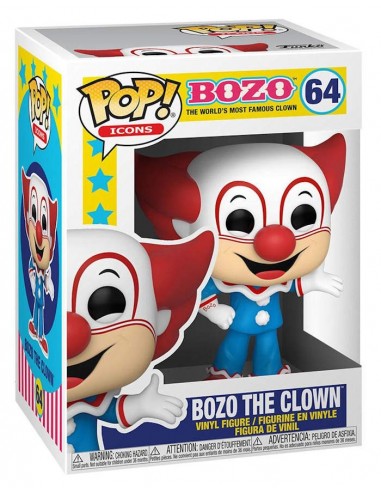 FUNKO POP ICONS BOZO THE CLOWN VINYL...