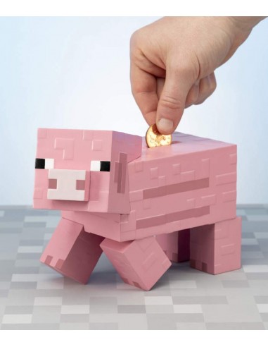 PALADONE MINECRAFT PIG MONEY BANK 15...