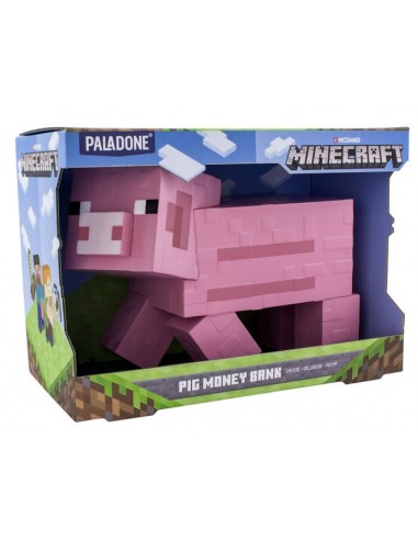 PALADONE MINECRAFT PIG MONEY BANK 15...