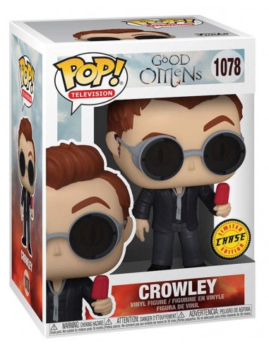 FUNKO POP TV GOOD OMENS CROWLEY CHASE...