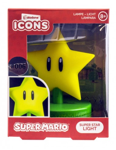 PALADONE SUPER MARIO STAR ICON LIGHT...