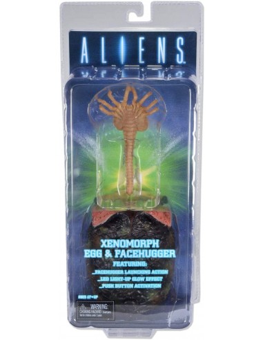 NECA ALIENS FIGURE XENOMORPH EGG &...
