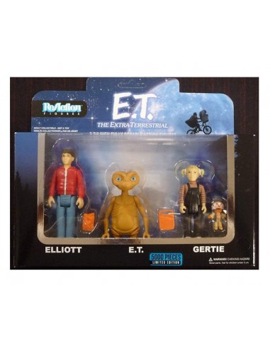 FUNKO REACTION E.T. 3 PACK ELLIOT...