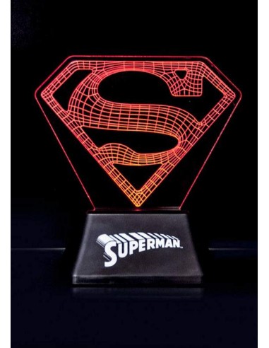GROOVY SUPERMAN EDGE LIT ACRYLIC...