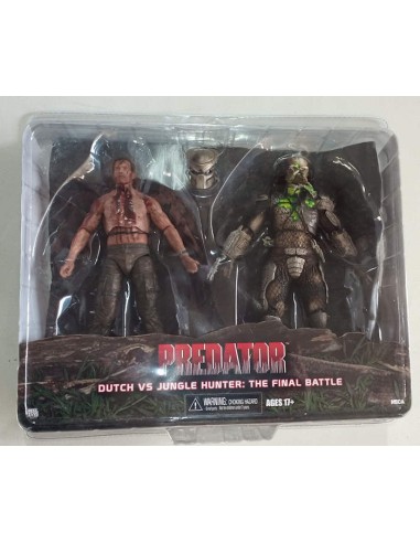 NECA PREDATOR DUTCH VS JUNGLE HUNTER...