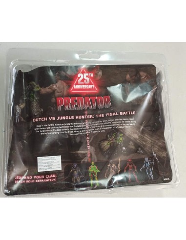 NECA PREDATOR DUTCH VS JUNGLE HUNTER...