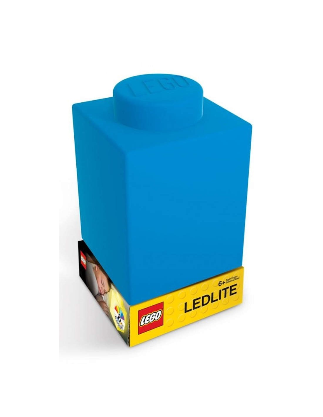 LEGO LEDLITE - LUCE MATTONCINO CLASSIC BRICK 1x1 IN SILICONE BLUE NEW