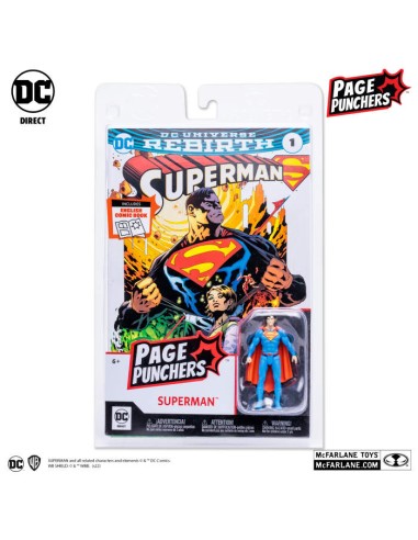 MCFARLANE DC PAGE PUNCHERS SUPERMAN...