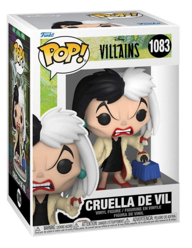 FUNKO POP DISNEY VILLAINS - CRUELLA...