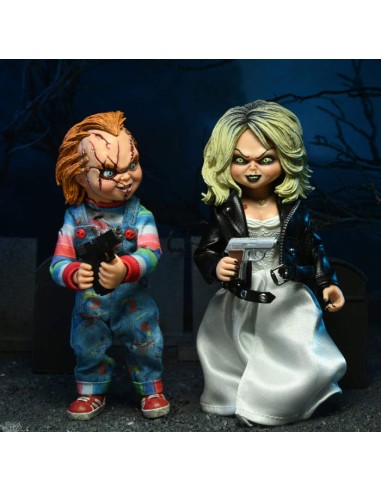 NECA CLOTHED 8" CHUCKY & TIFFANY 2...
